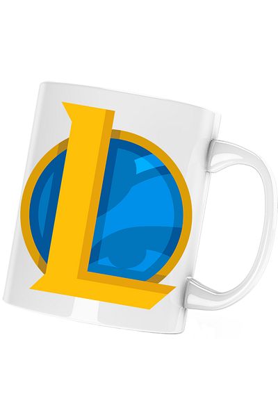 OEM Cana League of Legends Logo LoL Riot Games, alba, 330 ml