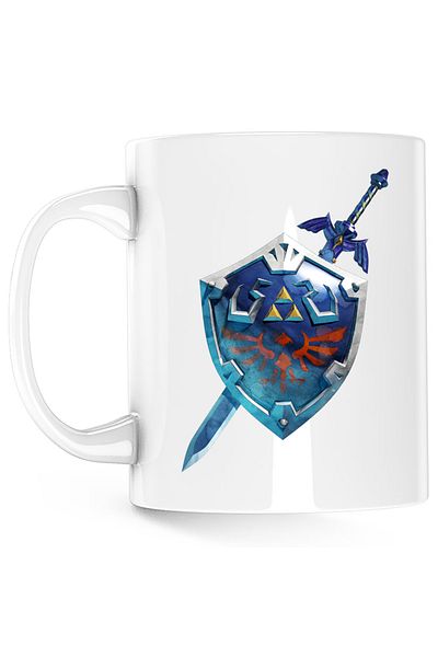 OEM Cana Legend of Zelda Shield TikTok, alba, 330 ml