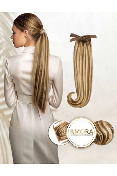 Amora Balayage Milk Chocolate - Extensii Suvitate Coada