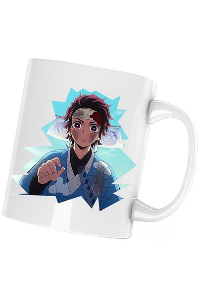 OEM Cana Demon Slayer Tanjiro Kamado Fantasy Manga, white, 330 ml