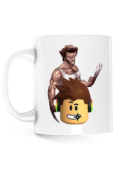 OEM Cana Wolverine Roblox Logan X Men Badass, alba, 330 ml