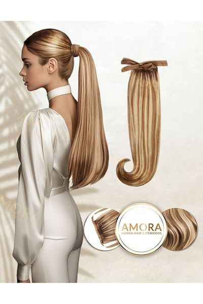 Amora Balayage Creamy Beige - Extensii Suvitate Coada Lux