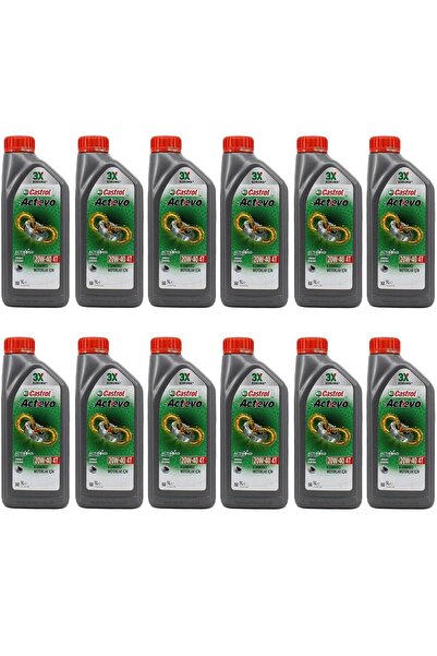 CASTROL actevo 20W40 Motor Yağı 12x1 Litre