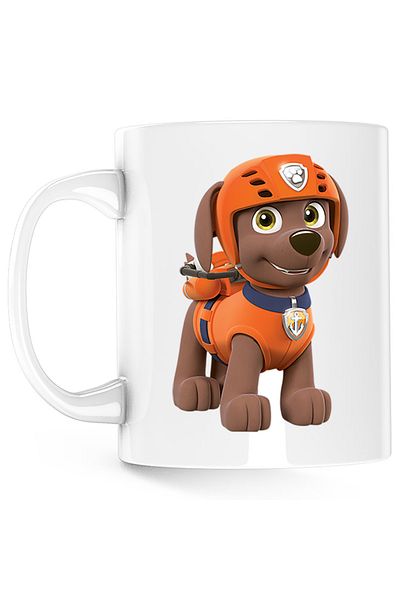 OEM Paw Patrol Labrador Zuma Policeman Roblox Mug, white, 330 ml