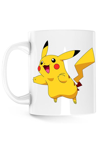OEM Cana Pikachu Pokemon Mario Zelda, white, 330 ml