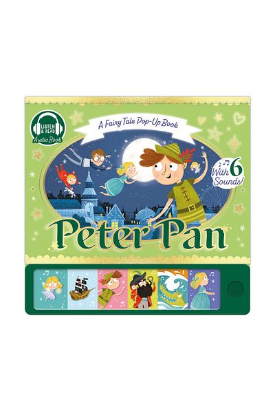 North Parade Children's book, NPP, Peter Pan - Children's Pop-Up Sound Book, 3+ years