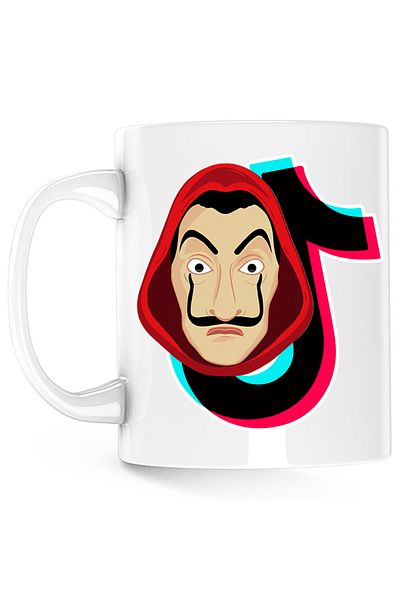 OEM Cana Casa de Papel Tiktok Tik Tok Creator, alba, 330 ml