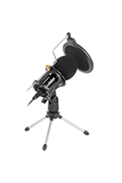Rebel USB Microphone with Tripod and Filter KOM1052