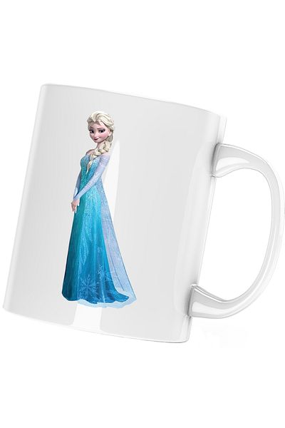 OEM Elsa Frozen Christmas Mug, white, 330 ml