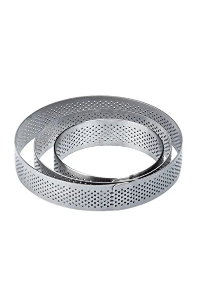 Pavoni Rama Microforata din inox pentru tarte , Ø70x20 mm