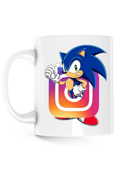 OEM Cana Sonic the Hedgehog Instagram Insta Creator, alba, 330 ml