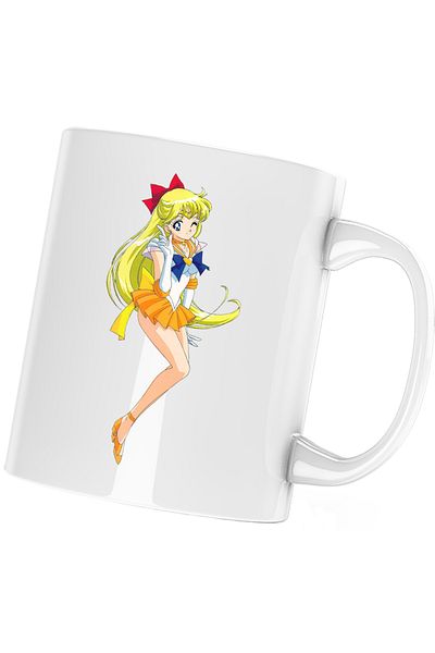 OEM Venus Sailor Moon Cartoon Mug, white, 330 ml