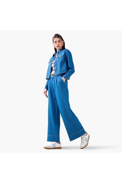 2Xtremz Pleated Wide Leg Trousers
