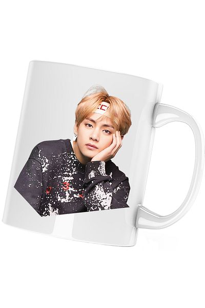 OEM Cana BTS Kpop V Singer, alba, 330 ml