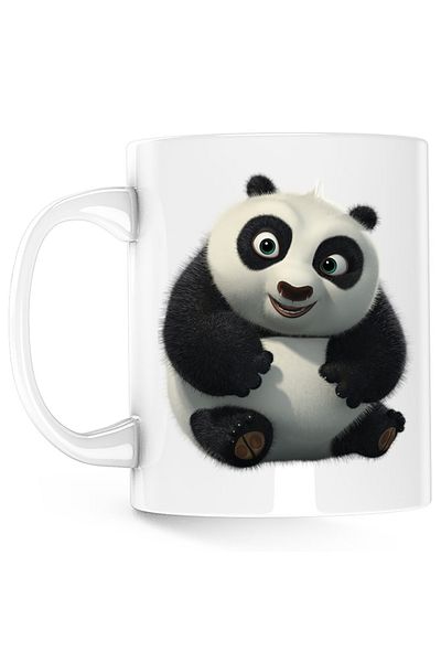 OEM Kung Fu Panda Baby Karate Ninja Bear Mug, white, 330 ml