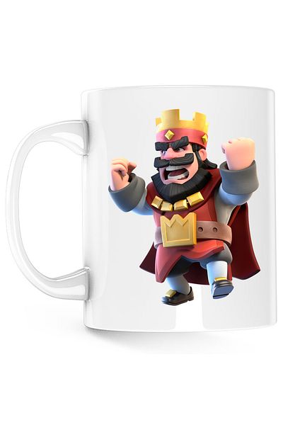 OEM Cana Red King Clash of Clans Royale, alba, 330 ml