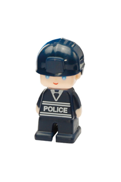 Clicstoys Magformers Magnetic Set, Amazing Police Set