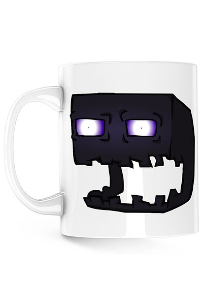OEM Minecraft Enderman Scared Mug, white, 330 ml