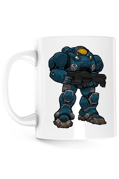 OEM Cana StarCraft 2 Terran Unit Out With It, alba, 330 ml