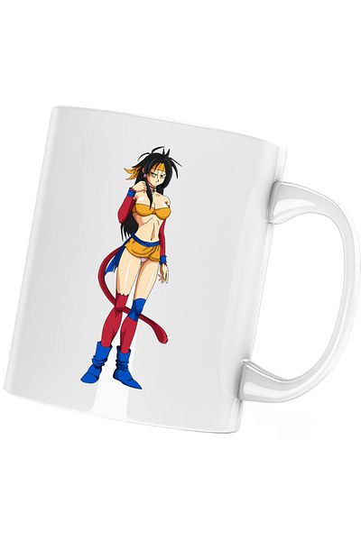 OEM Dragon Ball Z Pan Wife Dragobete Anime Gift Mug, white, 330 ml