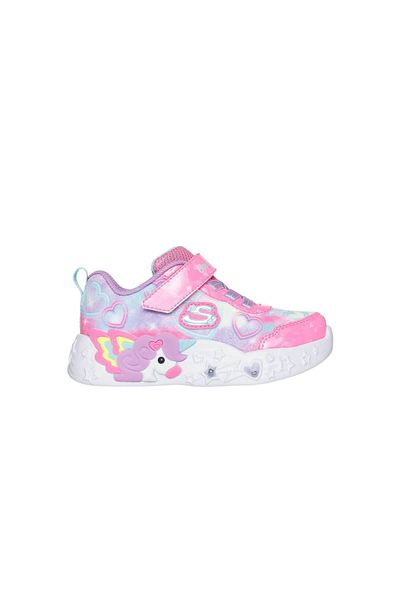 SKECHERS Fermecător de unicorni - Sclipici cu inimioare mici - 303064N-PKMT
