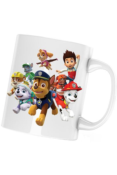 OEM Paw Patrol Police Officer Cartoon Mug, white, 330 ml