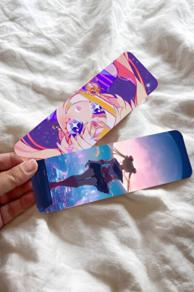 Anime Marketi Sailor Moon Moon Warrior Anime Themed Bookmark Set of 8 Bookmarks Set in Size 14.50X5Cm