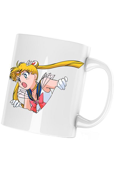 OEM Cana Sailor Moon Usagi Tsukino Anime Manga, alba, 330 ml