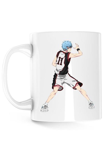 OEM Kuroko no Basket Tetsuya Mug Action Game Anime, white, 330 ml