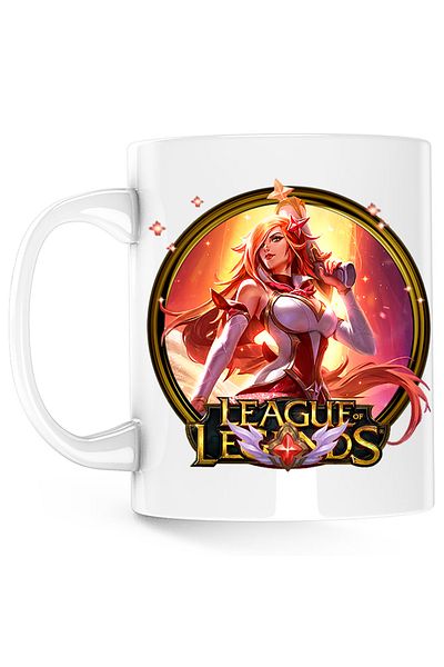 OEM Cana League of Legends Ahri Cosplay LoL Game Star, alba, 330 ml