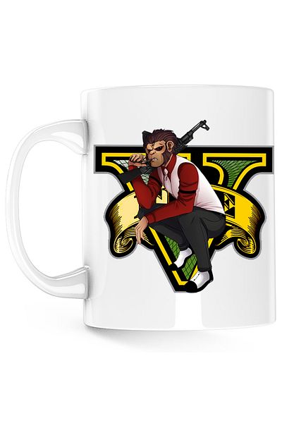 OEM Cana Pogo GTA5 V Minecraft, alba, 330 ml