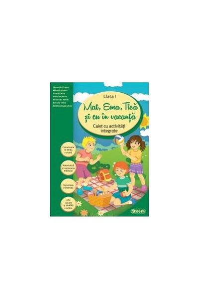 Editura Sigma Educational Mat, Ema, Tica and me on vacation. Activity book