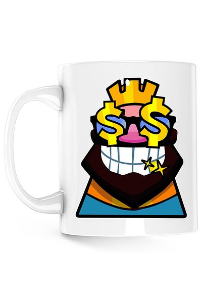 OEM Cana King Clash Royale Minecraft, alba, 330 ml