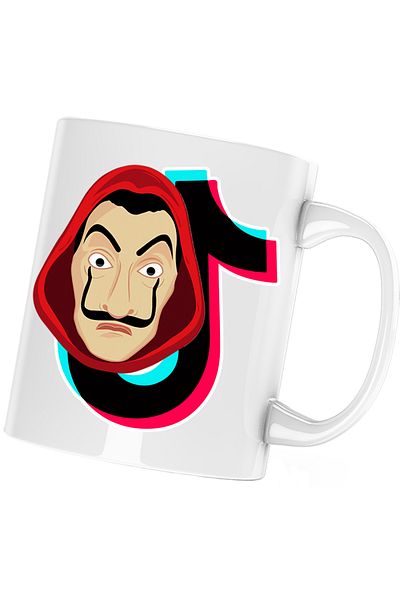 OEM Cana Casa de Papel Tiktok Tik Tok Creator, alba, 330 ml