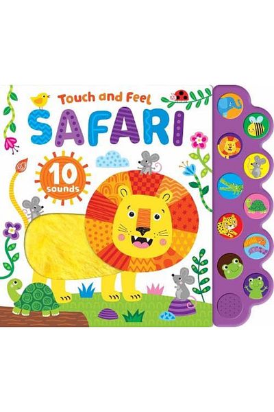 North Parade Sound book, NPP, Touch and Feel Safari, 0+ years