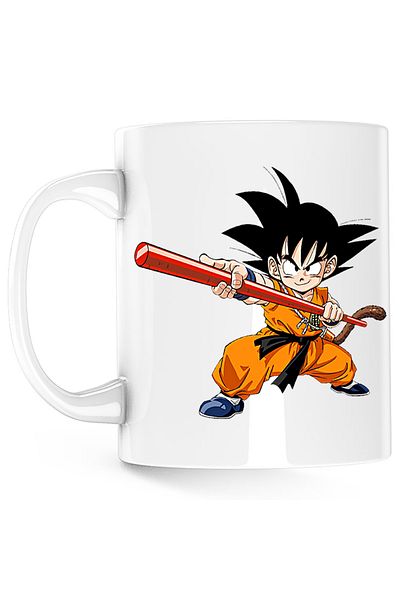 OEM Dragon Ball Z Son Goku Men's Day Mug, white, 330 ml
