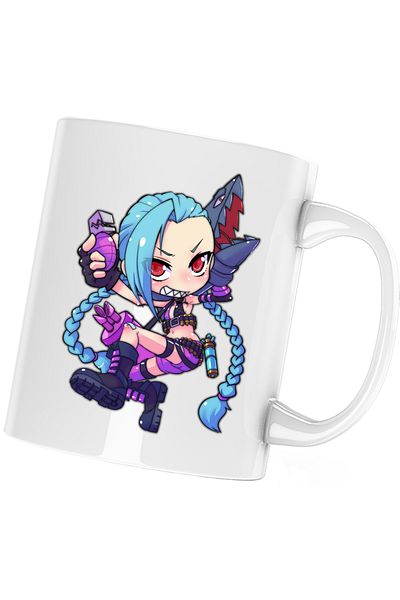 OEM Cana League of Legends Jinks LoL Fan Art Girl, alba, 330 ml