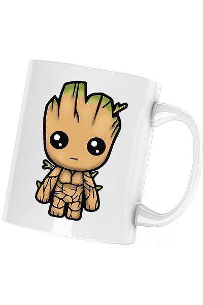 OEM Baby Groot Bebelino Christmas Love Gift Mug, white, 330 ml