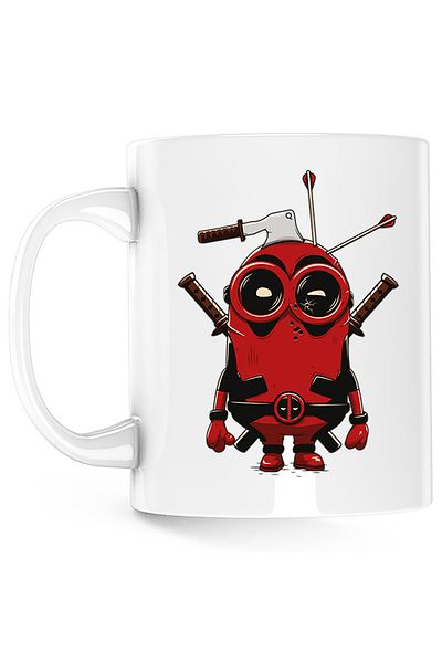 OEM Cana Deadpool Minions SuperHero, alba, 330 ml