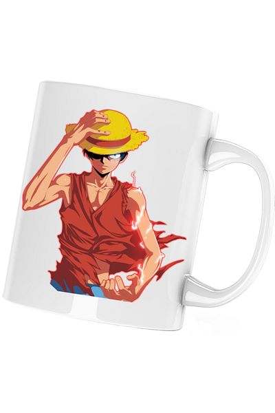 OEM Cana Electric Monkey D Luffy One Piece Power, alba, 330 ml