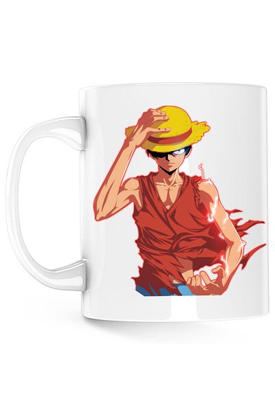 OEM Cana Electric Monkey D Luffy One Piece Power, alba, 330 ml