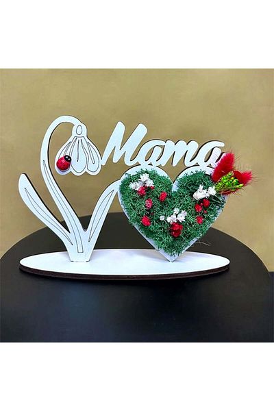 Vivian Gray Set cadou BLOOM – Ornament din lemn Draw Me (Mom) + Gel de duș Vivian Gray Neroli și Amber + Săpun
