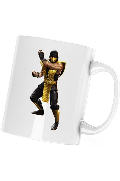 OEM Mortal Kombat Reptile Kung Fu Fighting Arena Mug, white, 330 ml