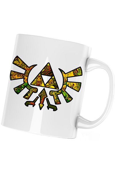 OEM Cana Legend of Zelda Logo Mozaic Breath Sky, alba, 330 ml