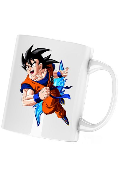 OEM Dragon Ball Z Son Goku Japan Anime Mug, white, 330 ml