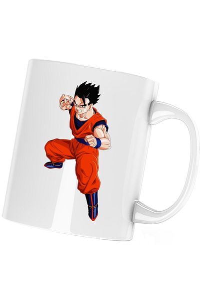 OEM Son Goku Dragon Ball Z Anime Cartoon Mug, white, 330 ml