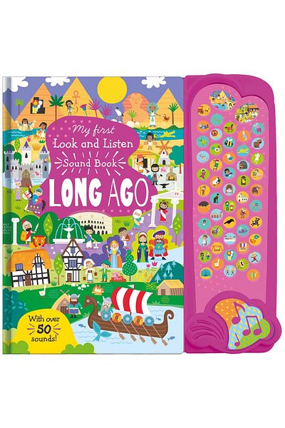 North Parade Children's book, NPP, My First Look and Listen Unicorns - Children's 50 Button Sound Book, 3+ years