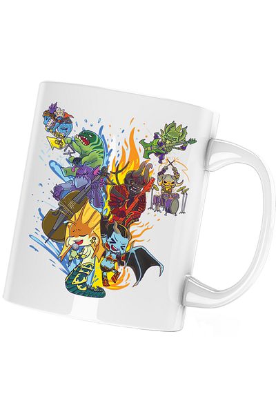 OEM Cana Dota 2 Party Heroes Video Game Dota2, alba, 330 ml