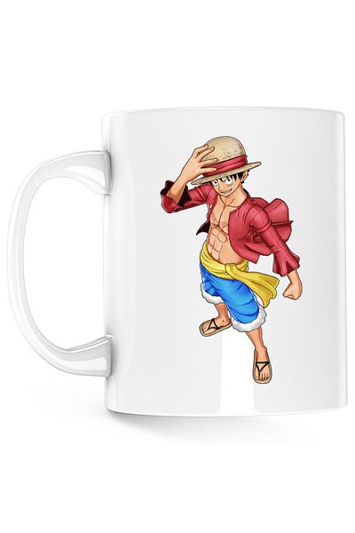 OEM Cana One Piece Monkey Luffy Rebel Vagabond, alba, 330 ml