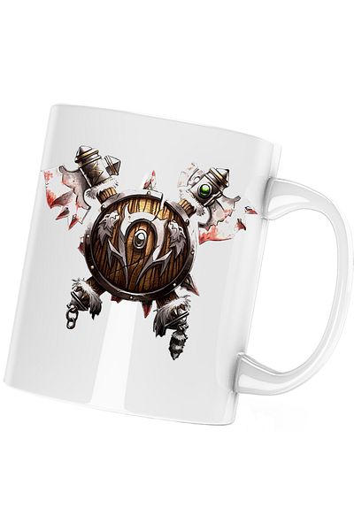 OEM Cana World of Warcraft Orc Race Crest WoW, alba, 330 ml